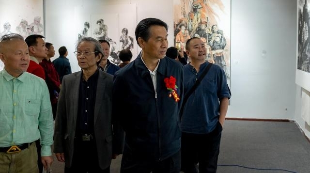 新湖南《画走湘域》开展,22位艺术家展出160余幅作品