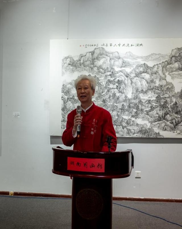 新湖南《画走湘域》开展,22位艺术家展出160余幅作品