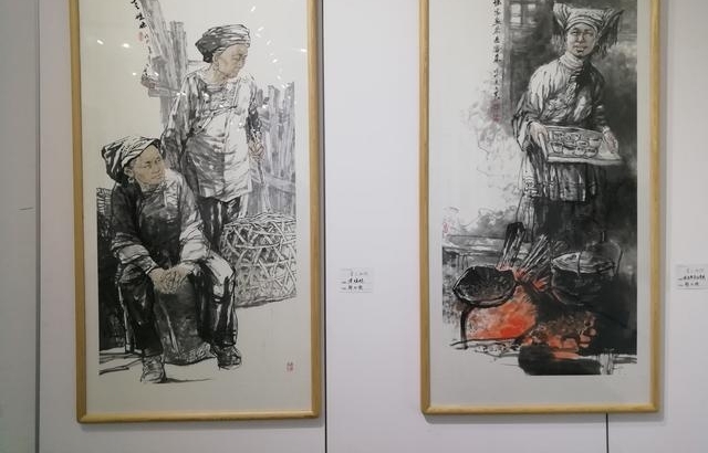 新湖南《画走湘域》开展,22位艺术家展出160余幅作品