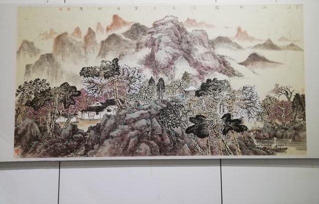 新湖南《画走湘域》开展,22位艺术家展出160余幅作品