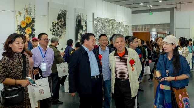 新湖南《画走湘域》开展,22位艺术家展出160余幅作品