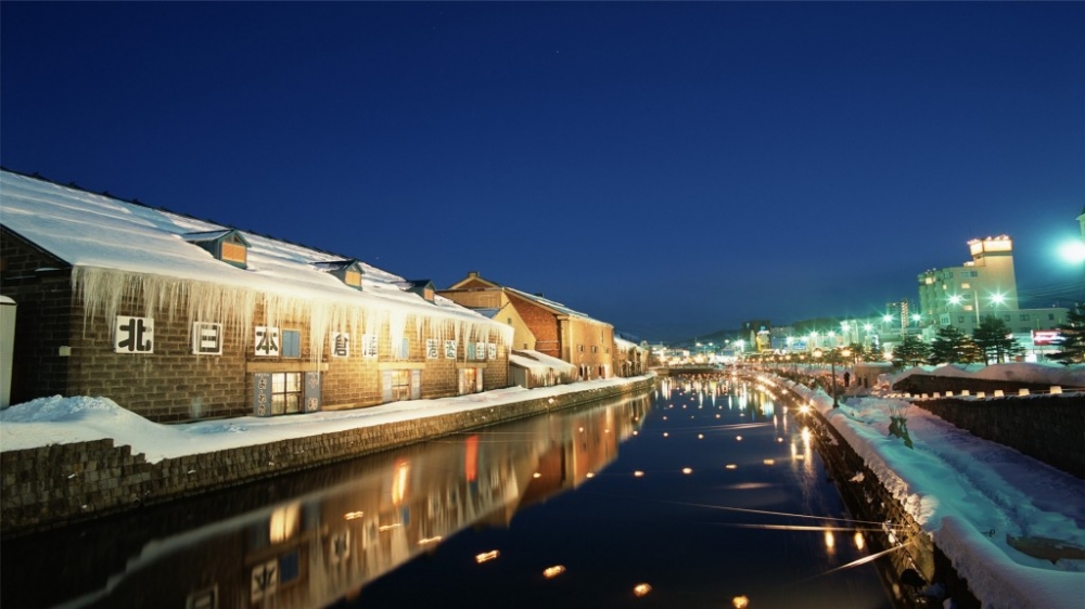 日本北海道璀璨夜景高清壁纸 唯一图库