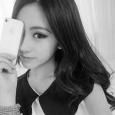 黑白女生头像非主流